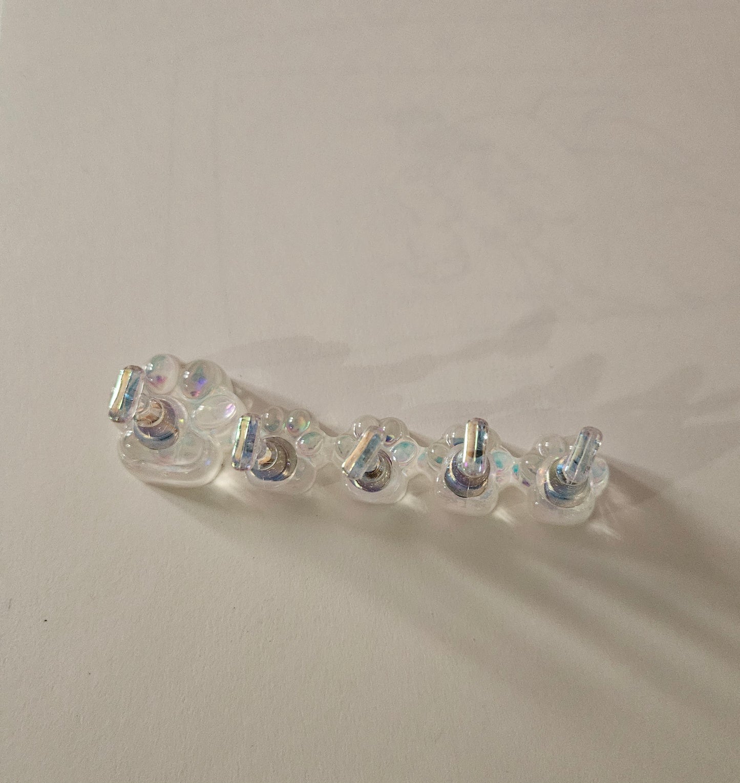 Nail art holder/display stand. Cat paw design