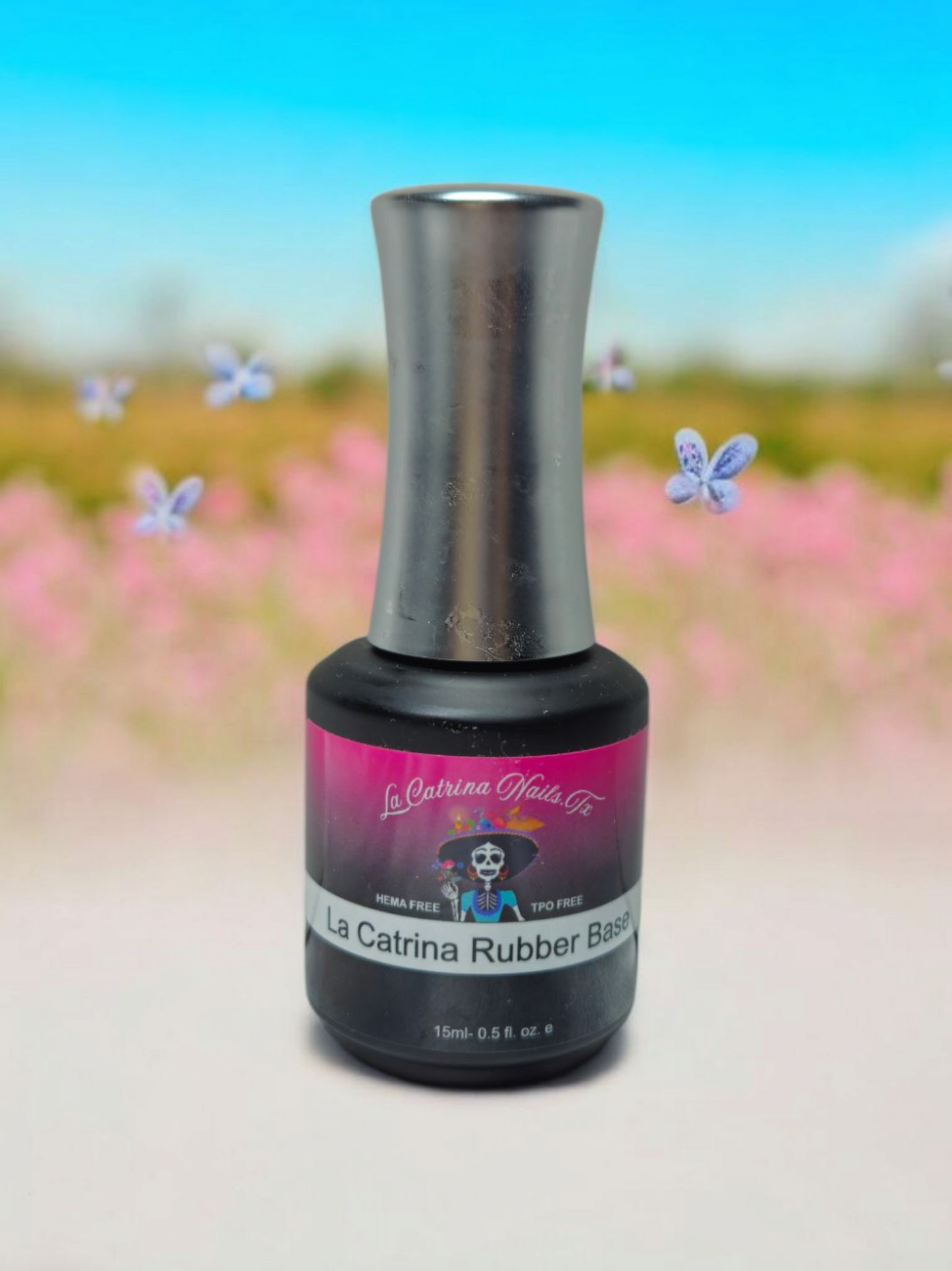 Complete collection of La Catrina Nails.Tx HEMA-free Polishes