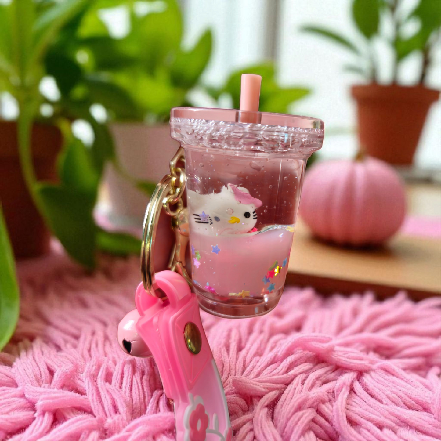 Pink HK Starbies Keychain