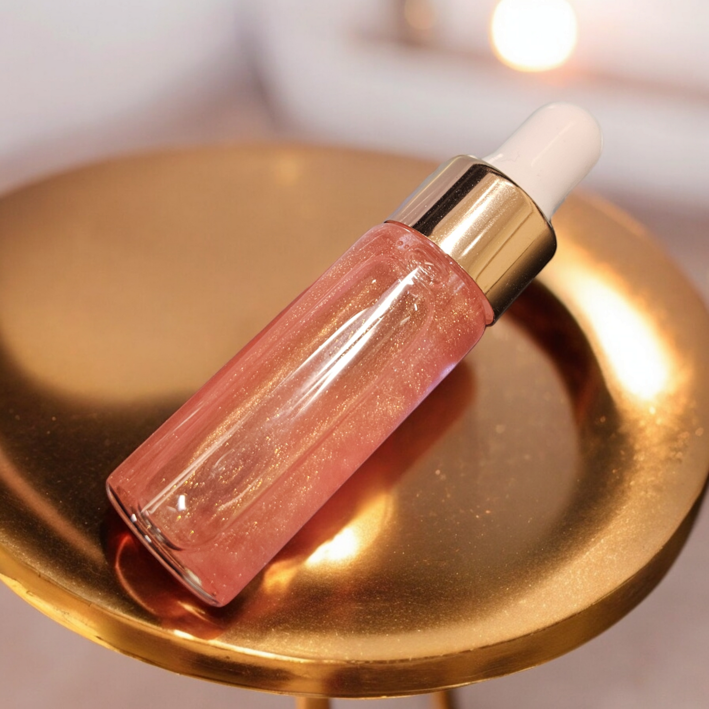10ml dropper bottle with Rose scented cuticle oil