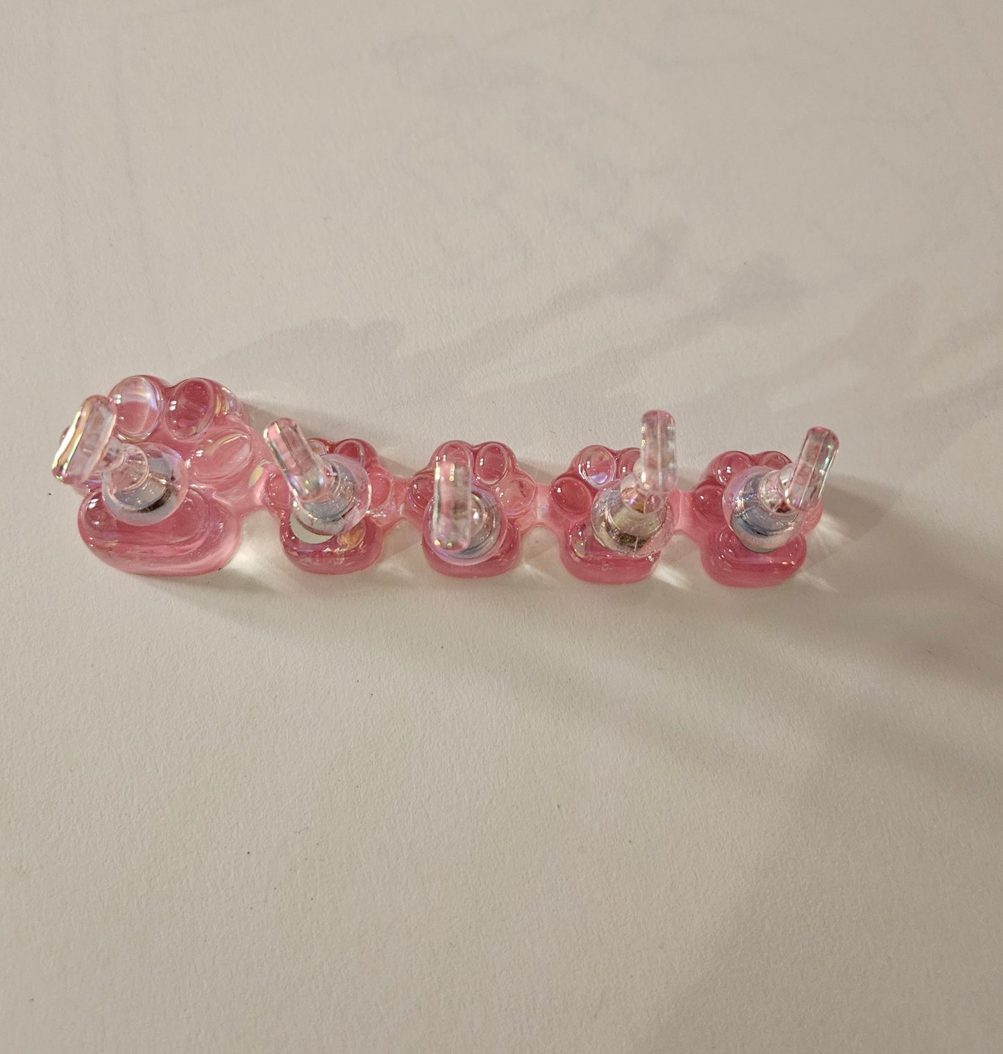 Nail art holder/display stand. Cat paw design