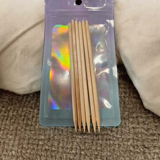 Orange wood sticks