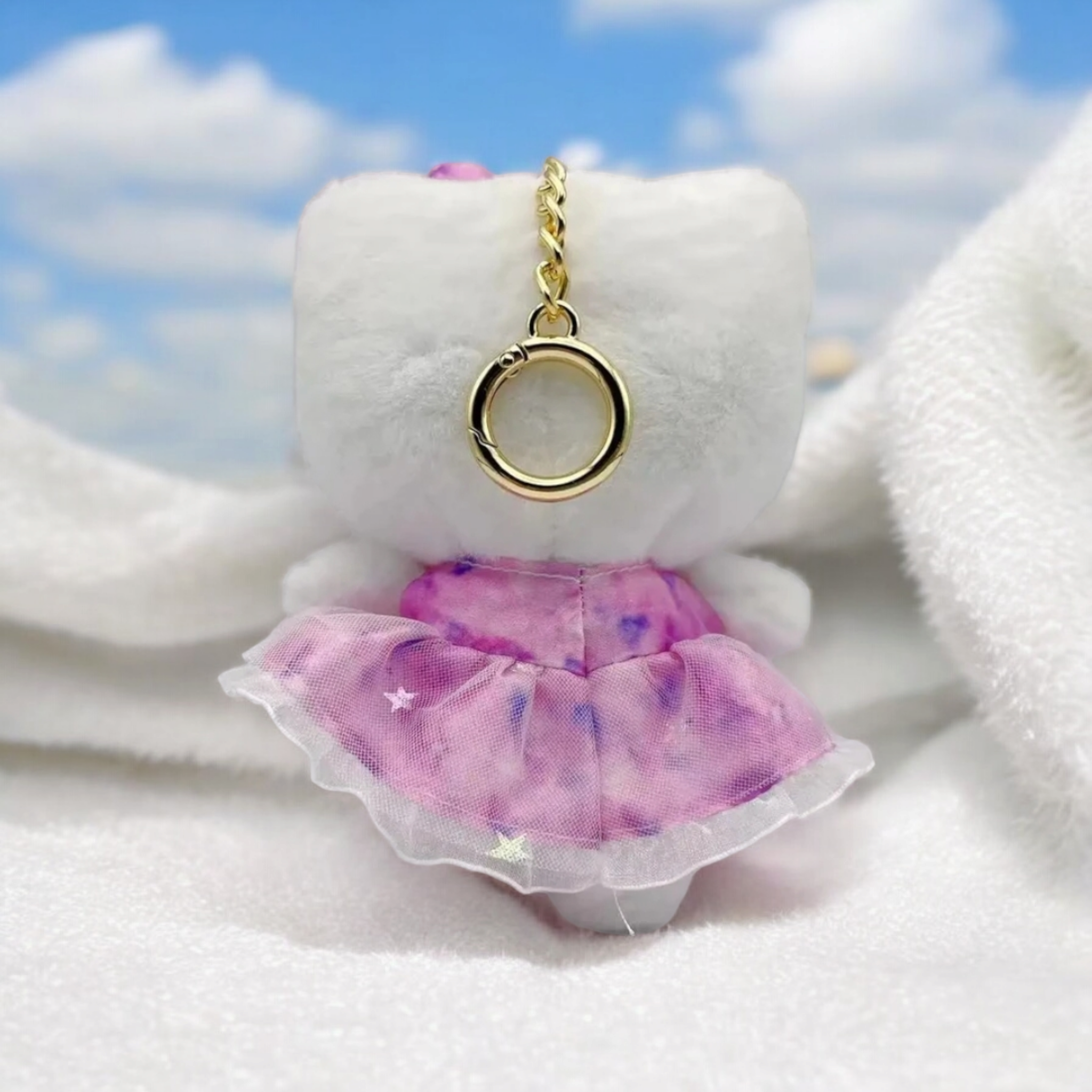 Llavero de peluche del 50.º aniversario de Hello Kitty