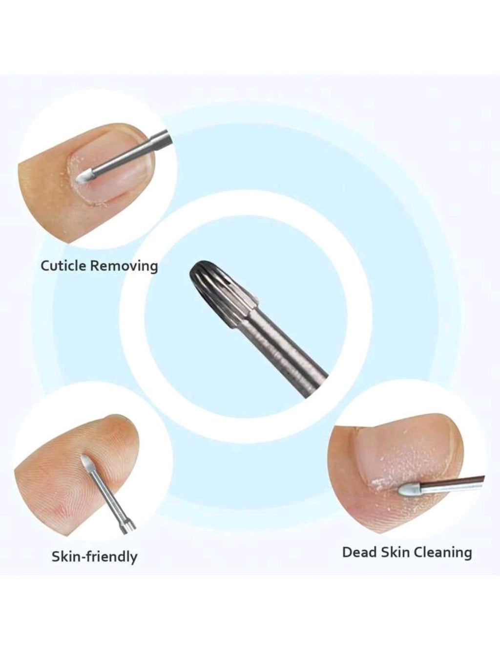 1pc Tungsten Steel Nail Drill Bit For Professional Removal Of Nail Edges, Keratin, Dead Skin, Cuticles And Calluses Wg28
