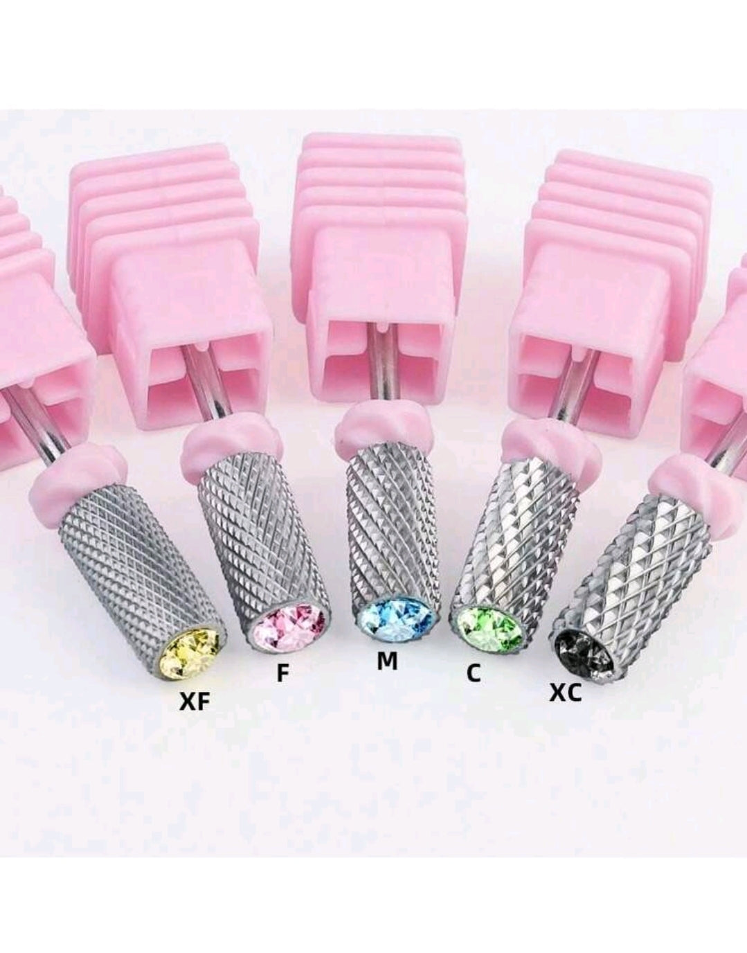 5pc Nail Art Tungsten Steel Drill Bits
