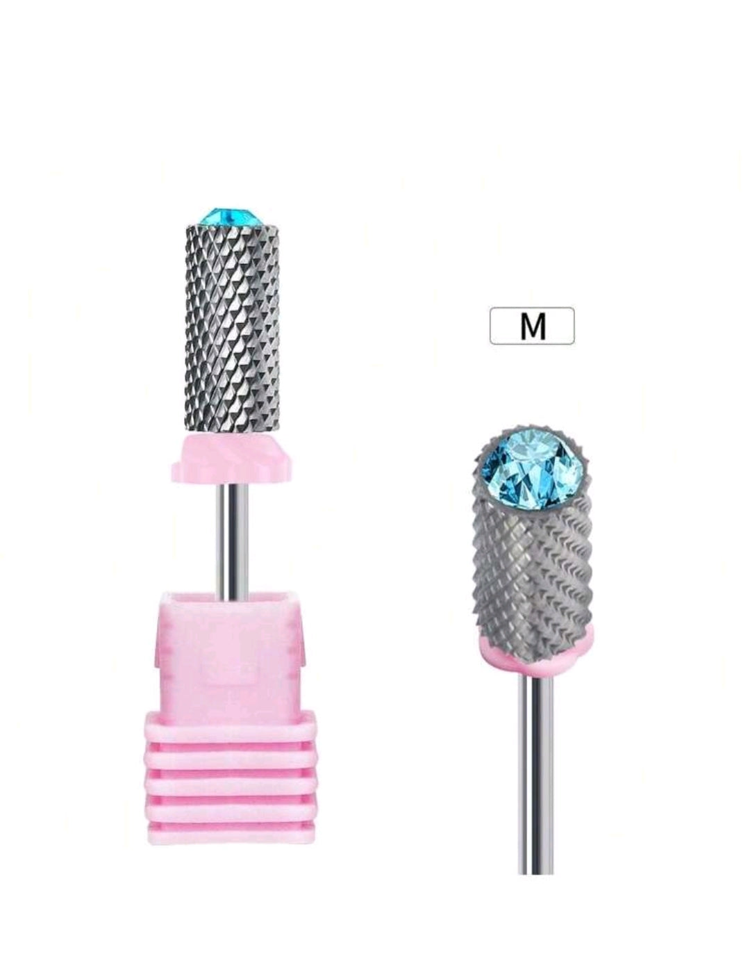 5 brocas de acero de tungsteno para decoración de uñas