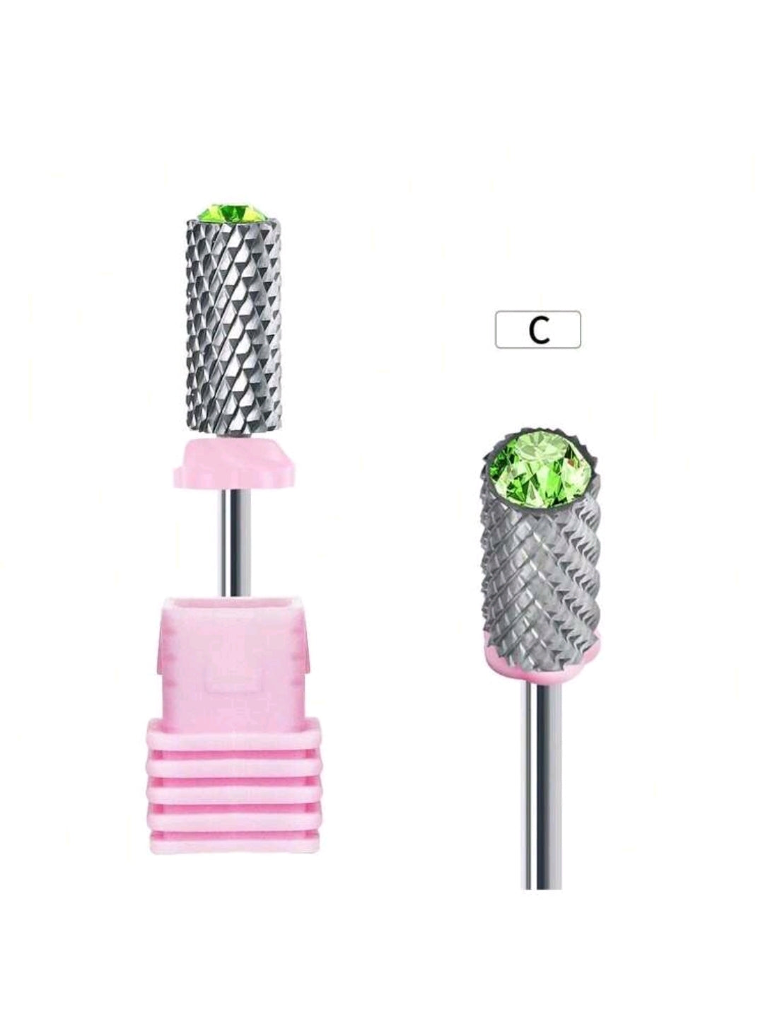 5 brocas de acero de tungsteno para decoración de uñas