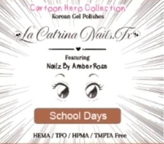 Cartoon Hero Collection ~ Korean Gel Polish ~ HEMA/TPO/HPMA/TMPTA Free