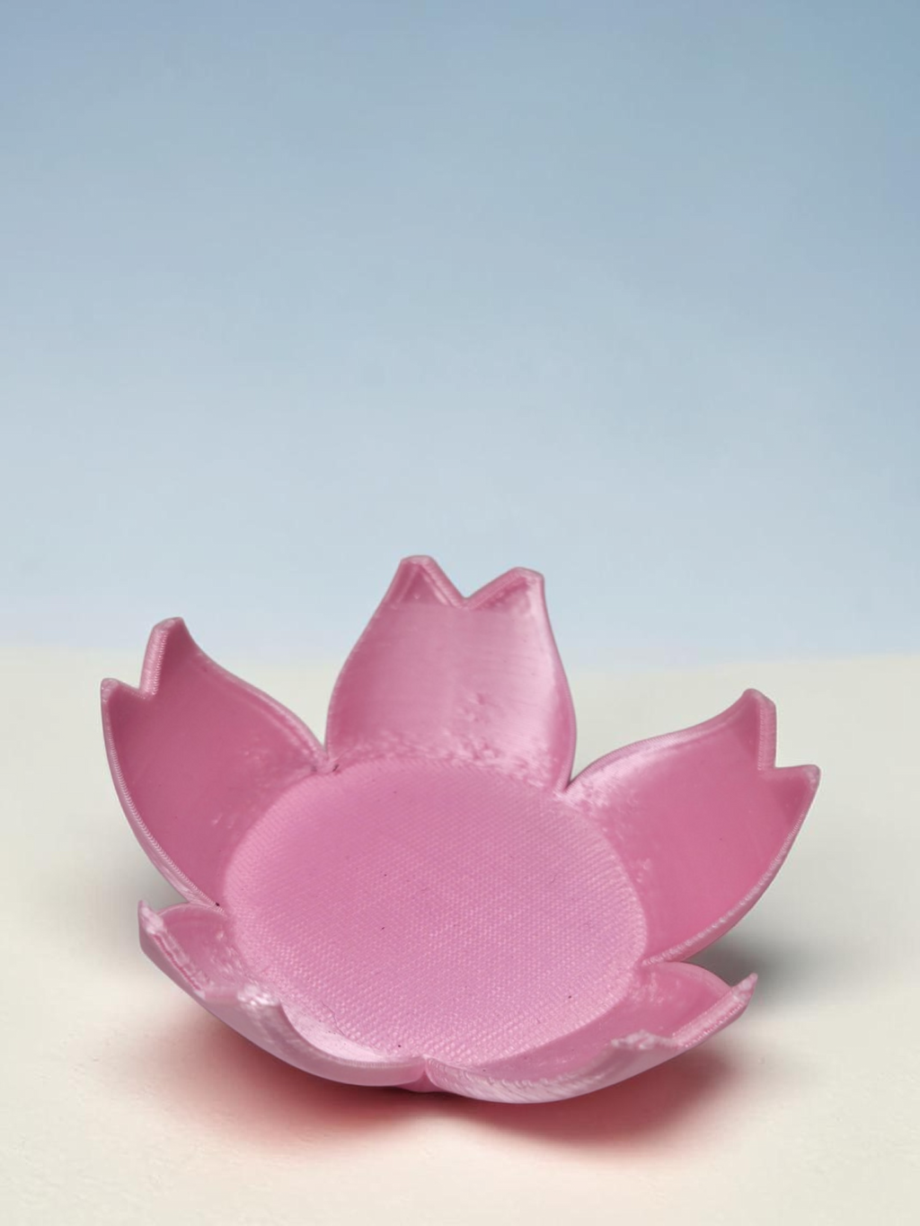 Cherry Blossom Nail Brush Holder/ 3D printed Silk PLA