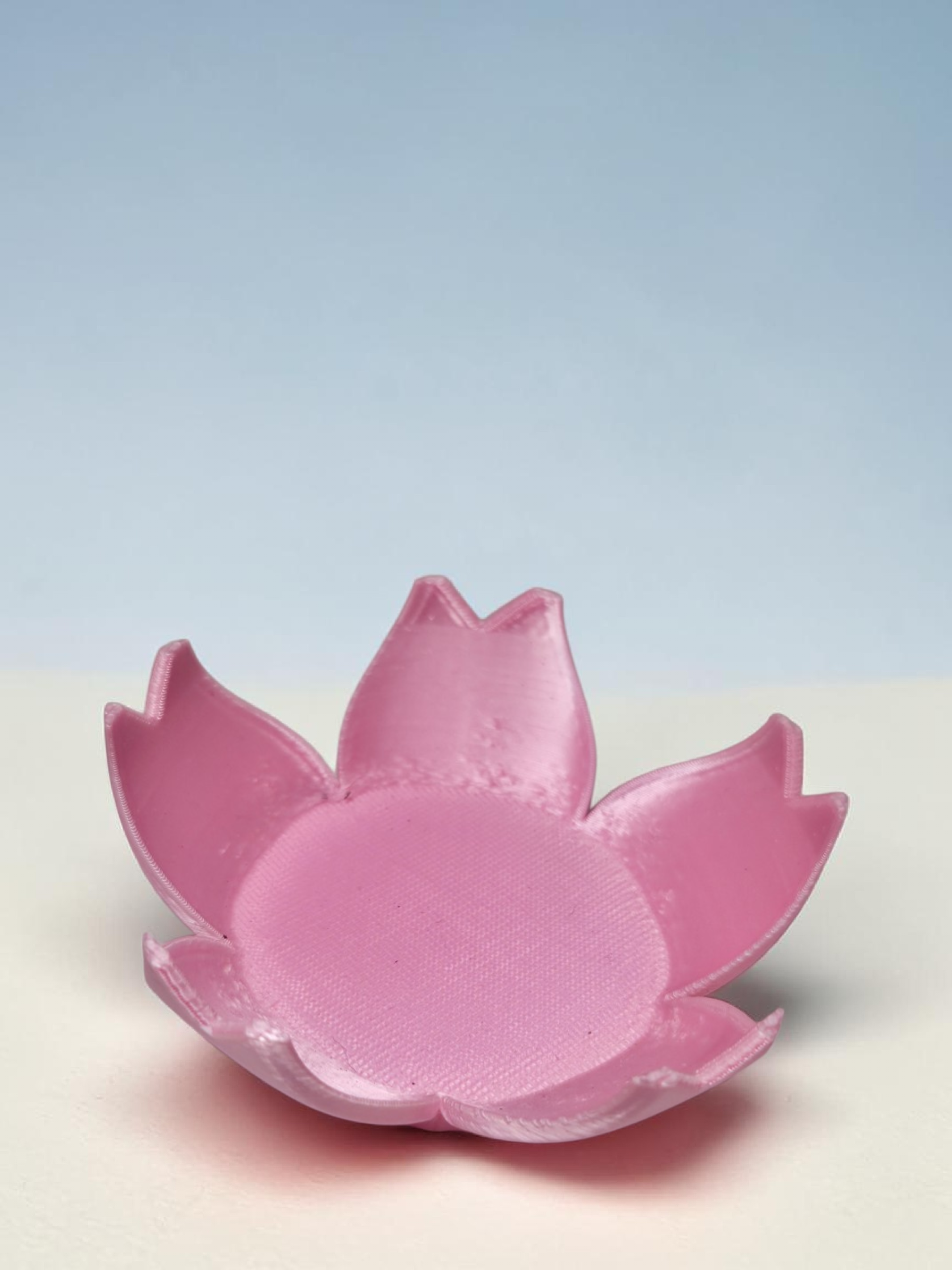 Cherry Blossom Nail Brush Holder/ 3D printed Silk PLA