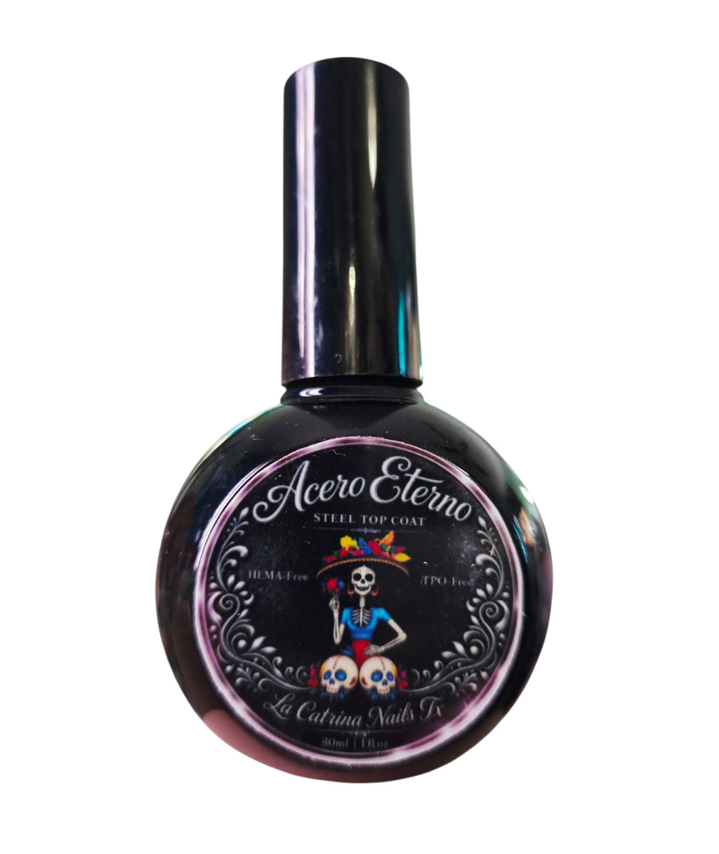 30ml Acero Eterno | Steel Top Coat~HEMA-Free and TPO Free Gel polish