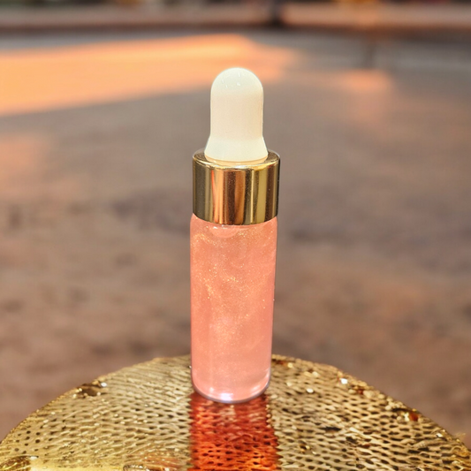 10ml dropper bottle with Rose scented cuticle oil