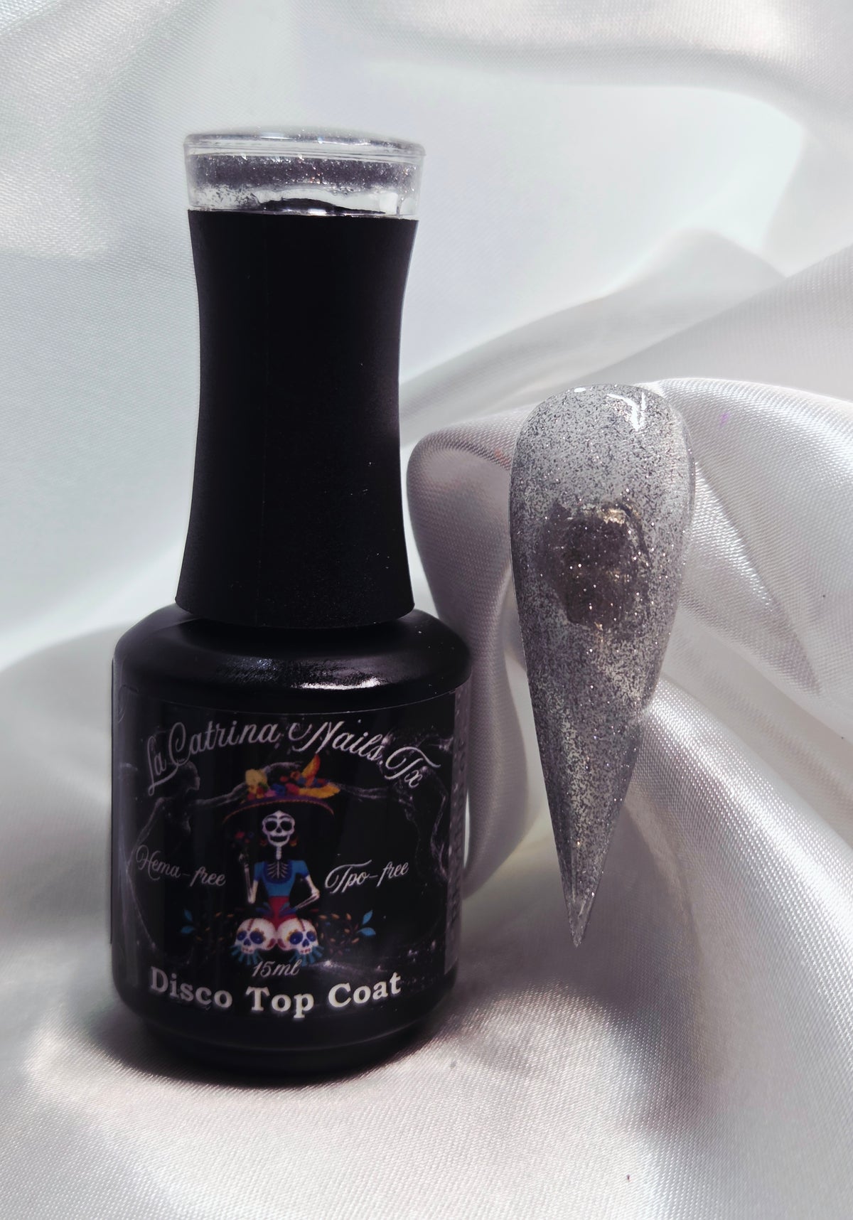 Ritmo Del Las Sombras Disco Top Coat Top Coat ~ Rhythm Of The Souls~ HEMA-Free and TPO Free Gel polish