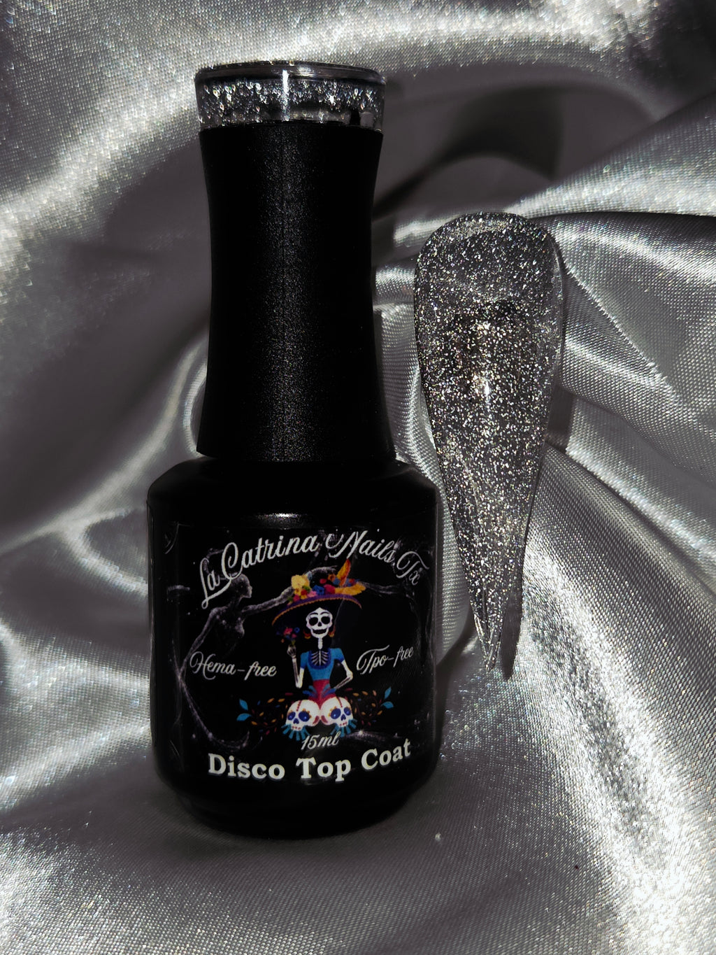 Ritmo Del Las Sombras Disco Top Coat Top Coat ~ Rhythm Of The Souls~ HEMA-Free and TPO Free Gel polish