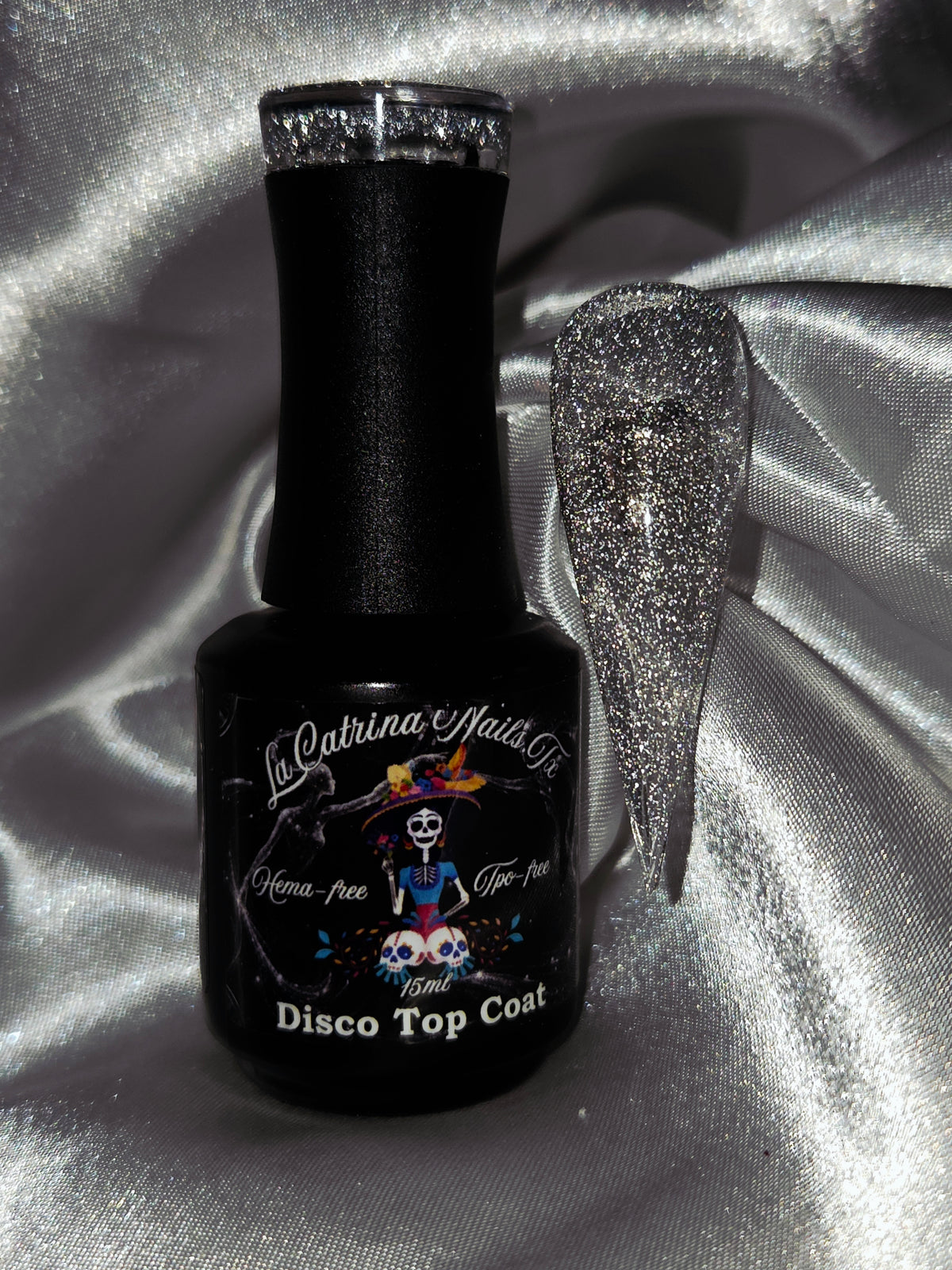 Ritmo Del Las Sombras Disco Top Coat Top Coat ~ Rhythm Of The Souls~ HEMA-Free and TPO Free Gel polish