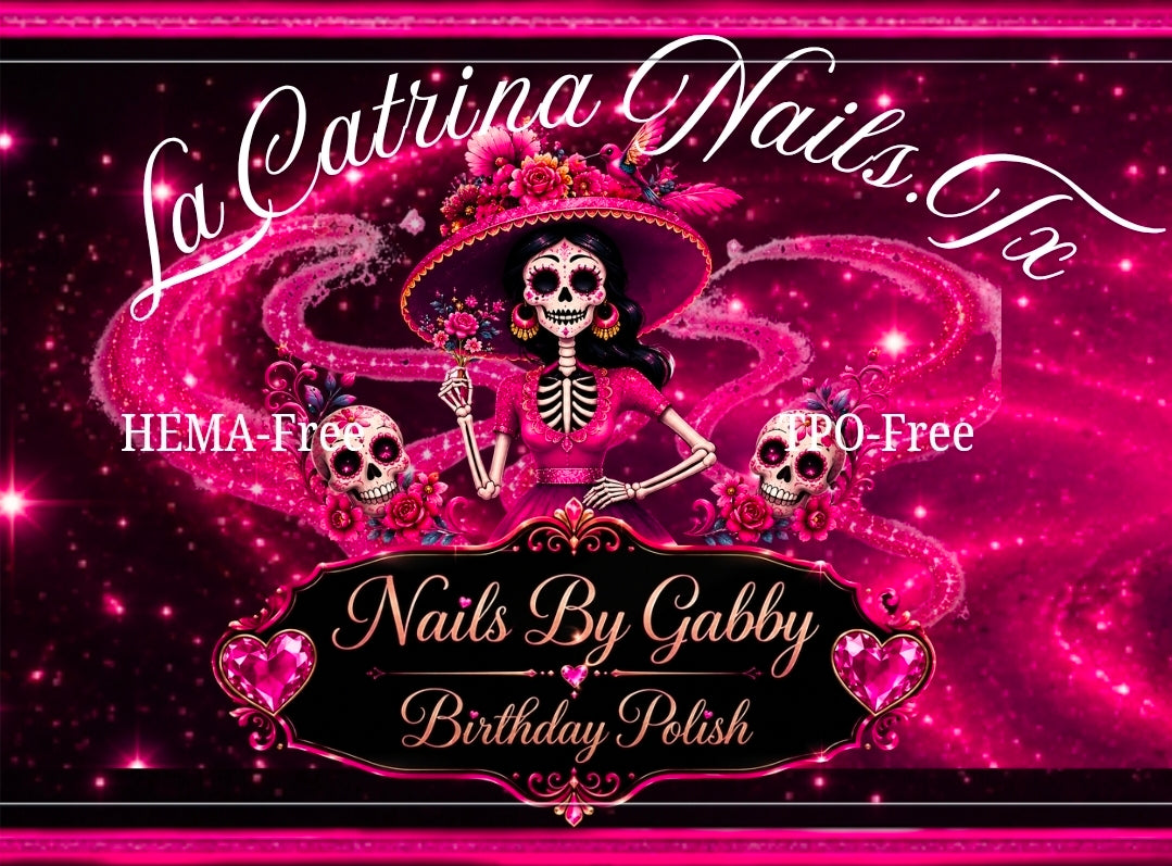 Gabby's Limited Edition Birthday Gel Polish~ Hypnotic Pink ~15ml~HEMA-Free and TPO Free Gel polish ~ Pre-order of September 25th