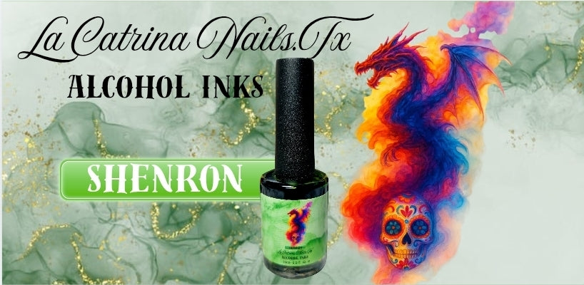 La Catrina Alcohol Inks ~ Shenron