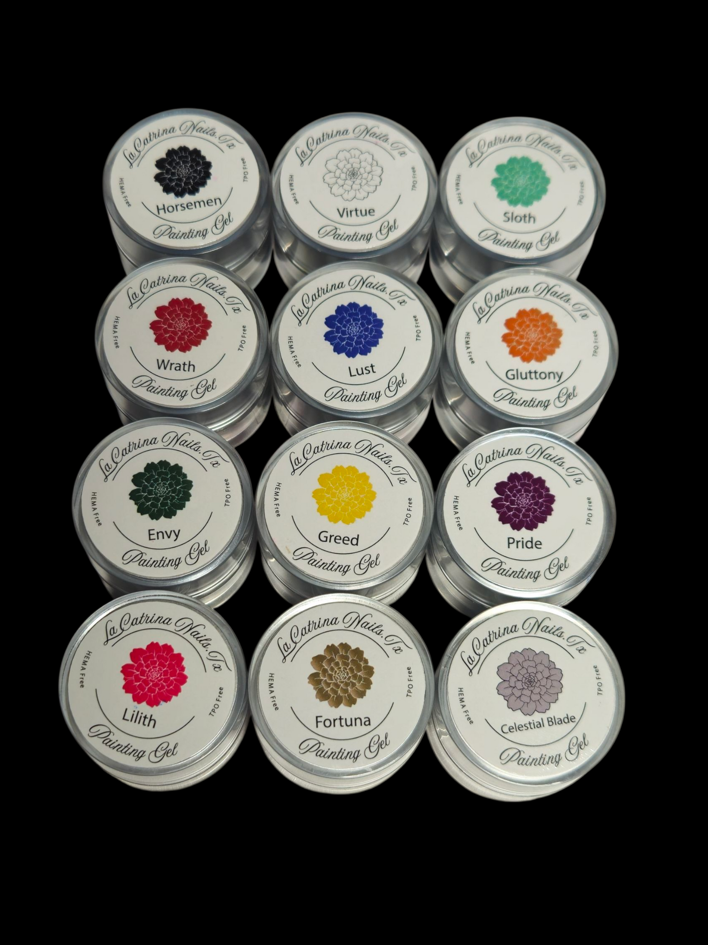 Painting Gels ~ Full Collection~HEMA-free 5ml