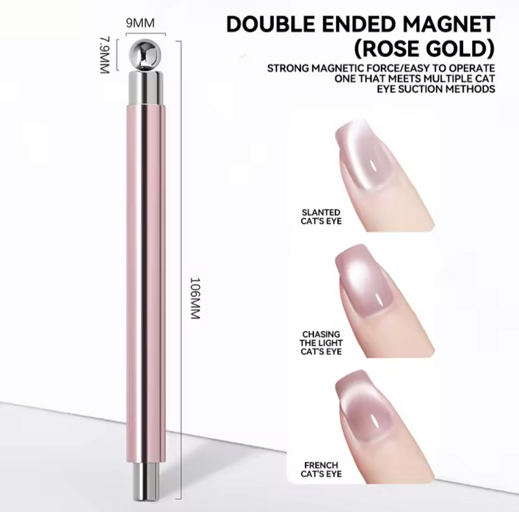 2-in-1 Double Headed Magnet Stick with ball for Cat Eye designs