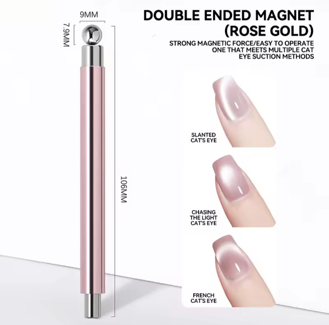 2-in-1 Double Headed Magnet Stick with ball for Cat Eye designs