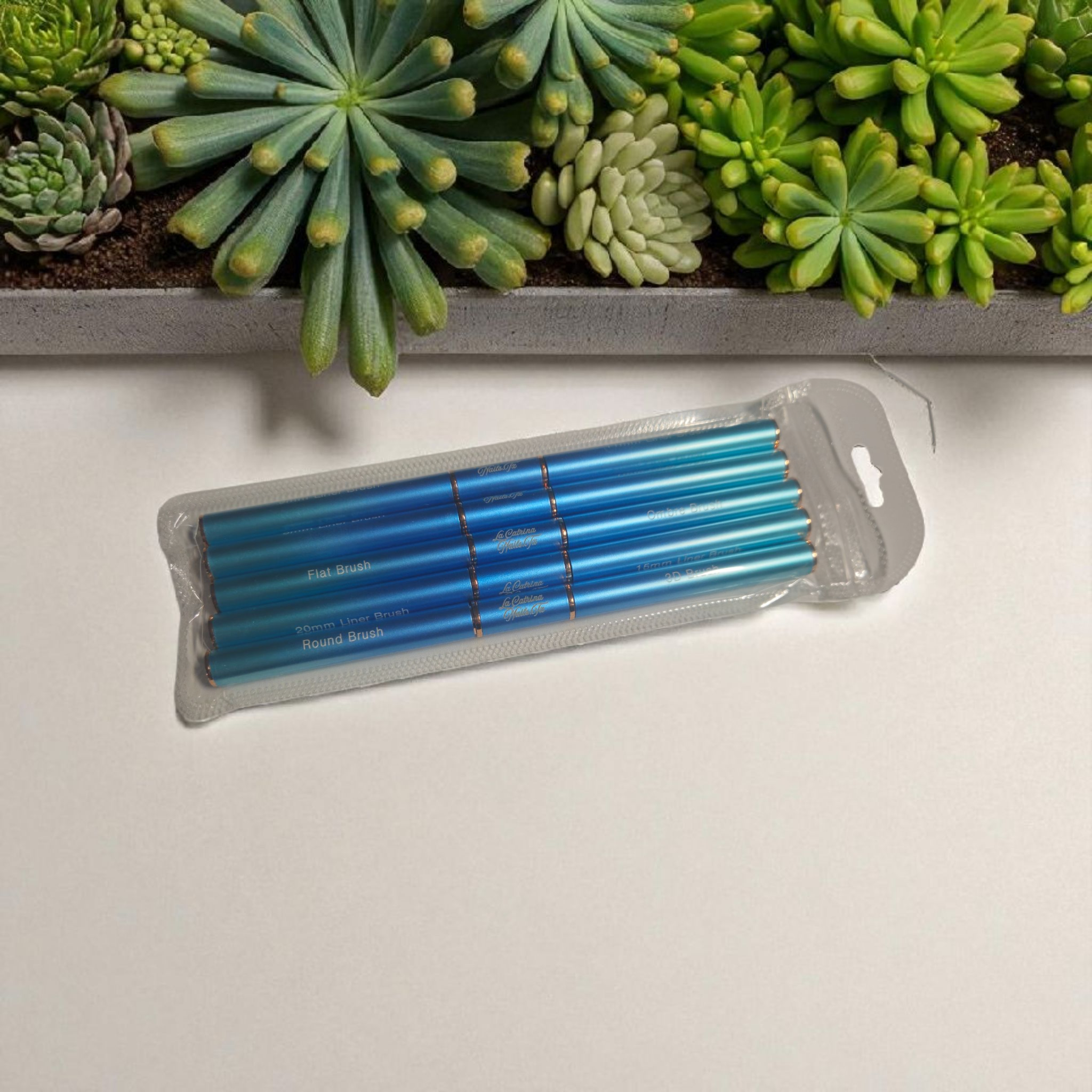 5 pinceles delineadores de doble punta/pinceles artísticos