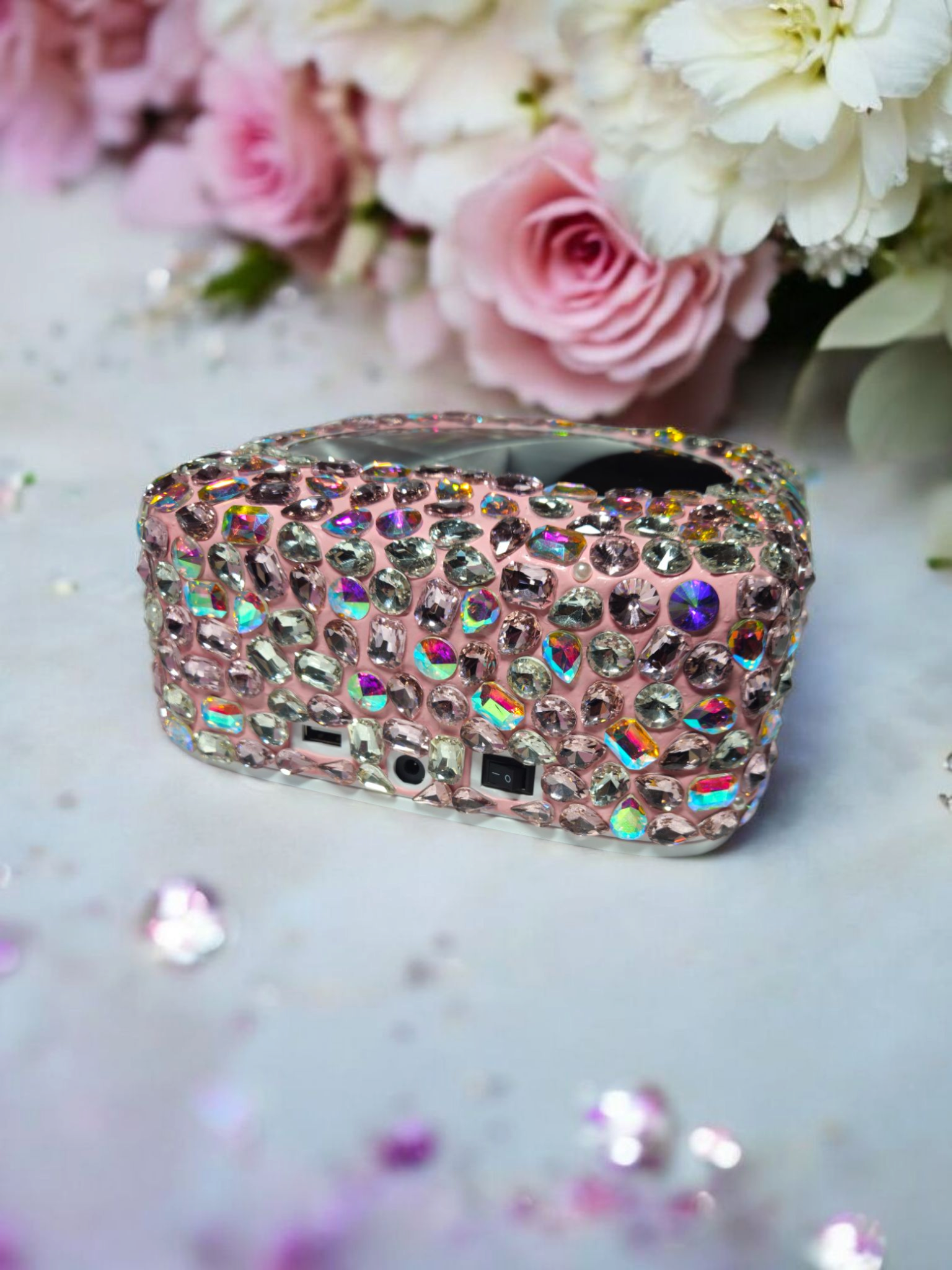 Large Stone Rechargeable Cordless UV.LED Lamp