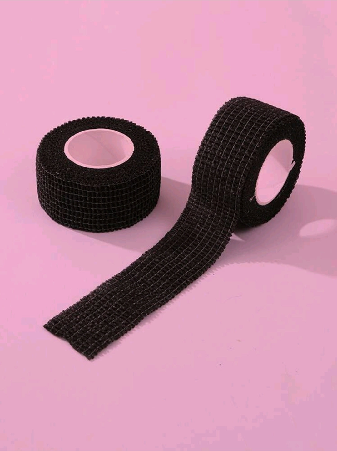 Paquete de 6 vendas autoadhesivas rosas o negras