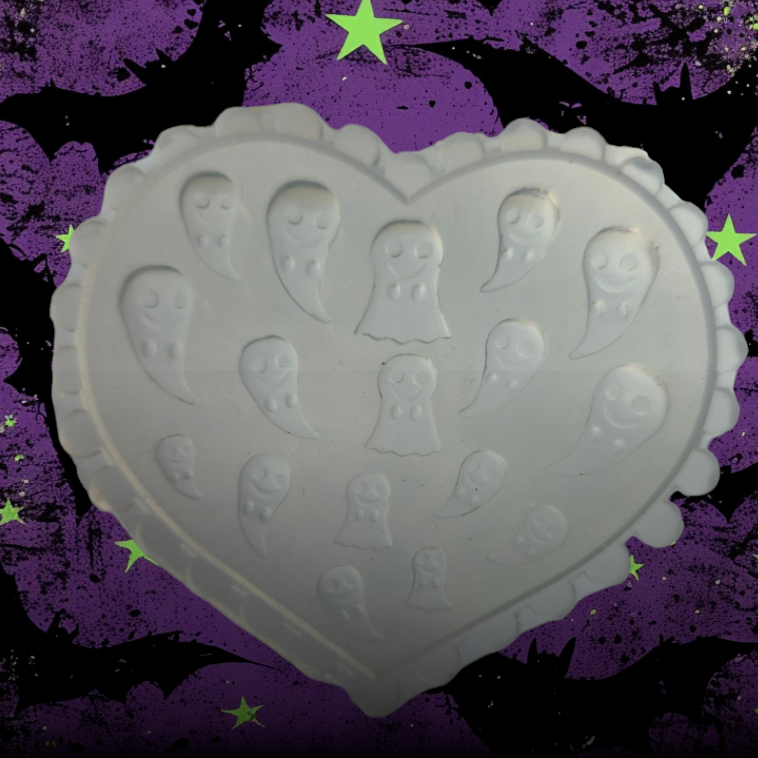 Ghost Silicone Nail Charm Mold