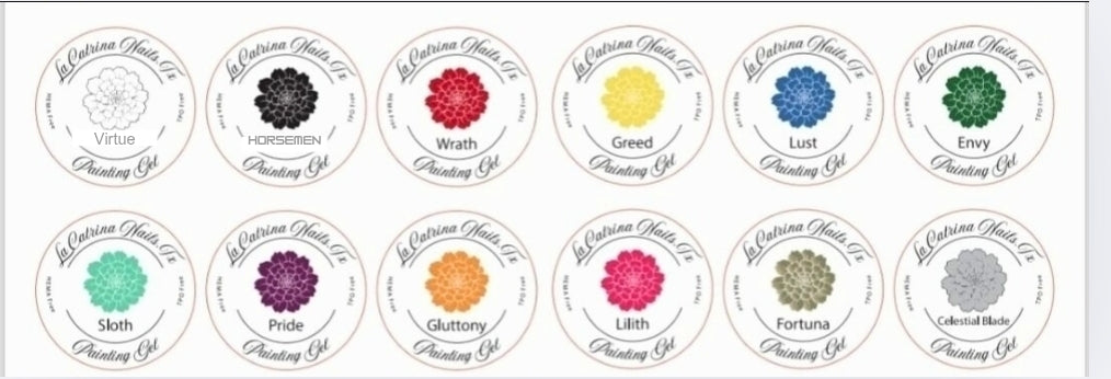 Painting Gels ~ HEMA-free 5ml