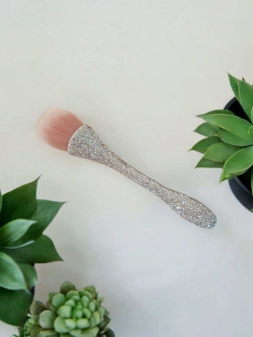 AB Rhinestone Lamp with a Rhinestone Nail Dust Brush