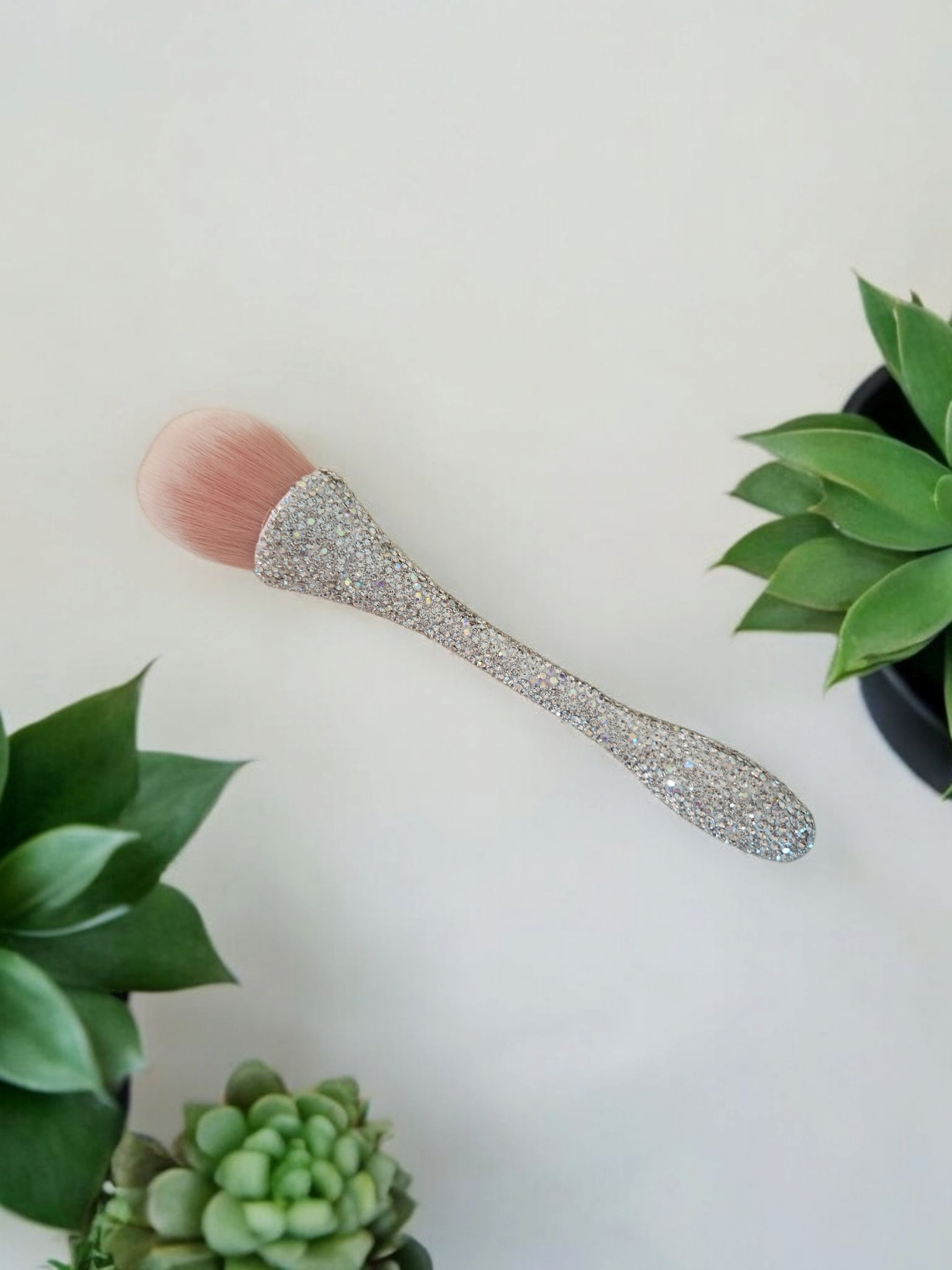 AB Rhinestone Lamp with a Rhinestone Nail Dust Brush