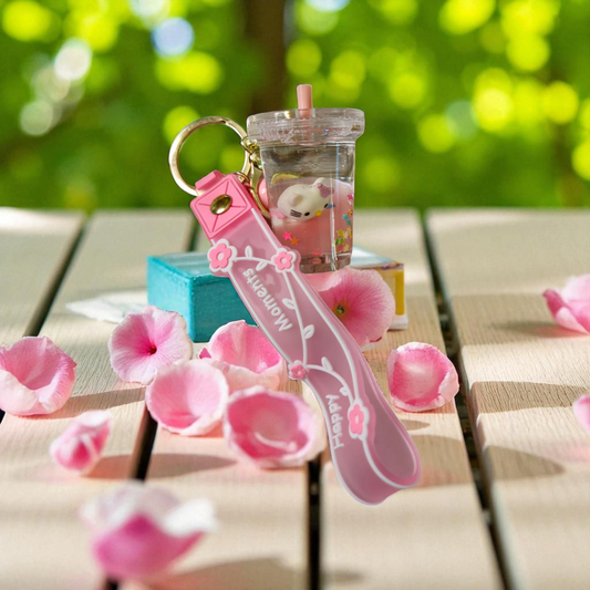 Pink HK Starbies Keychain