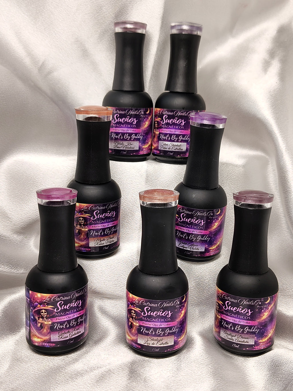 Sueños Magneticos~Magnetic Dreams Collection /Cat Eye Gel Polishes~Featuring Nails by Gabby~HEMA-Free and TPO Free Gel polish