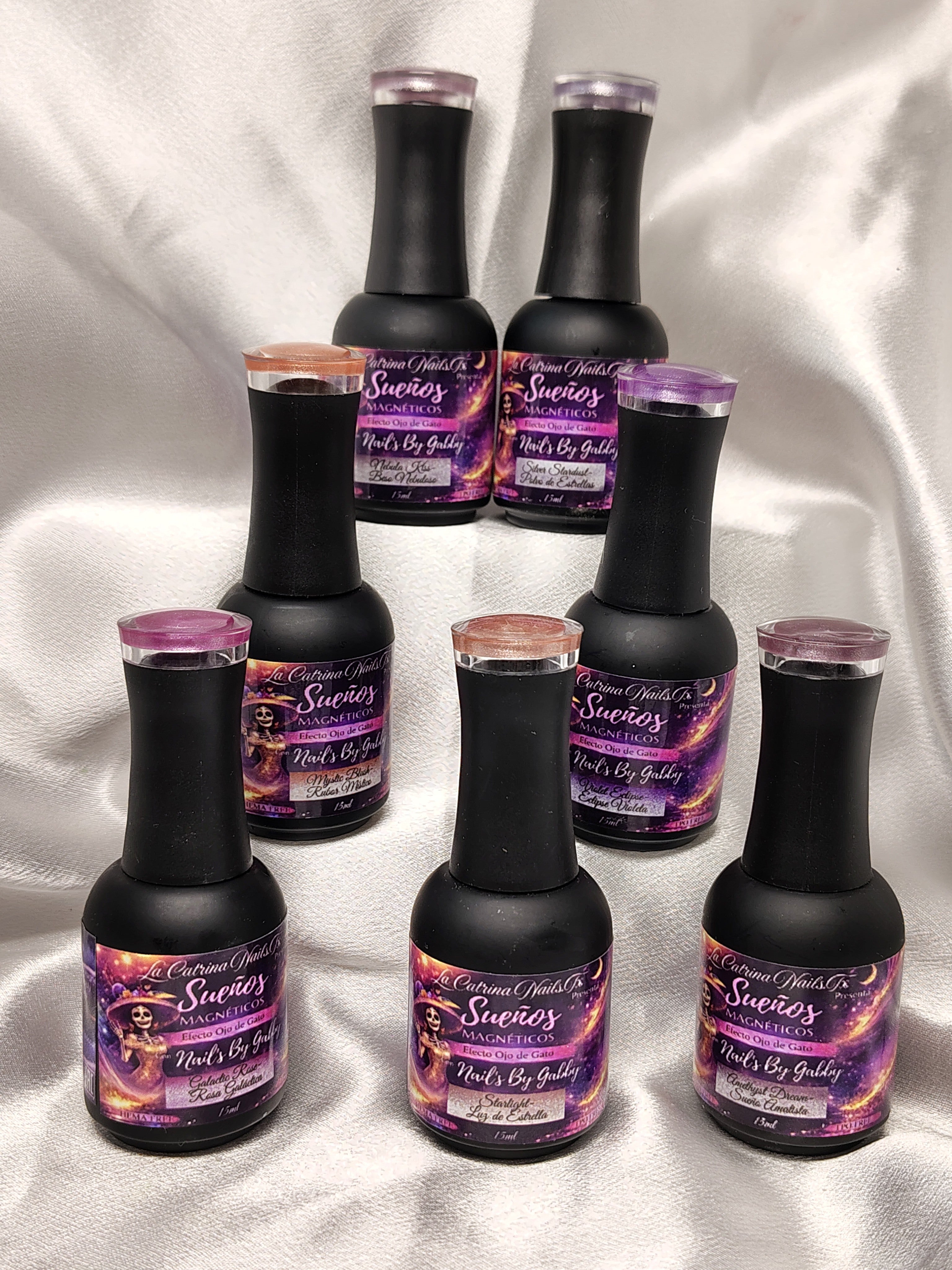 Sueños Magneticos~Magnetic Dreams Collection /Cat Eye Gel Polishes~Featuring Nails by Gabby~HEMA-Free and TPO Free Gel polish