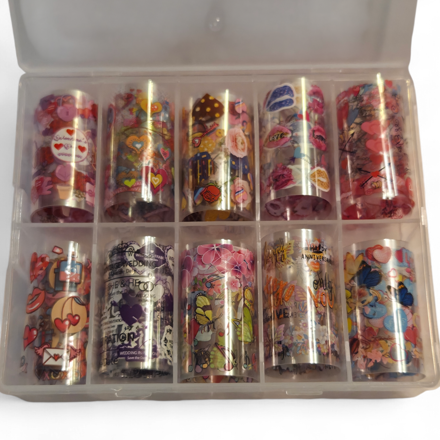 Heart's and Love Transfer Foil