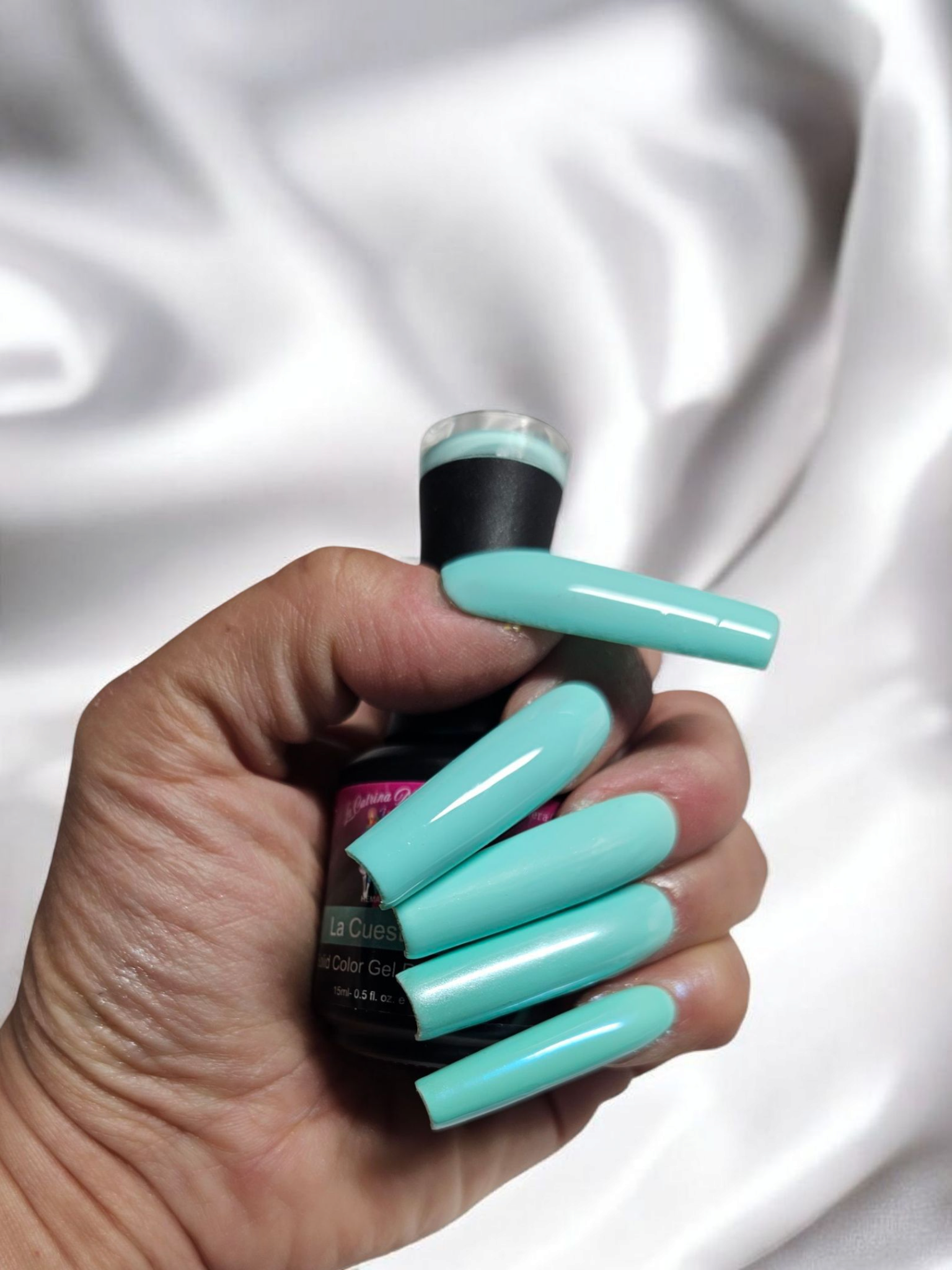 La Catrina Nails.Tx~ Primavera Collection ~ La Cuesta / Teal Blue