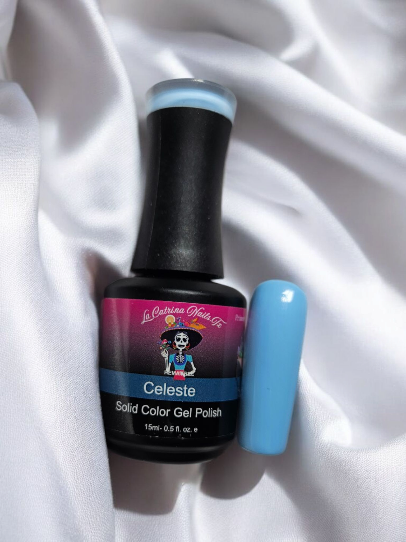 La Catrina Nails.Tx~ Primavera Collection ~ Celeste / Sky Blue