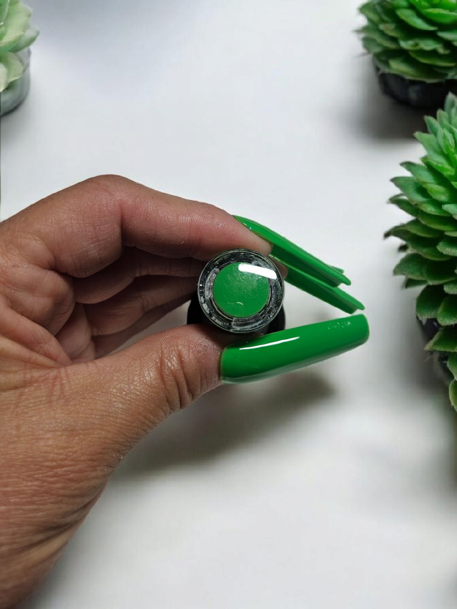 La Catrina Nails.Tx~ Primavera Collection ~ Dos Oruguitas / Spring Green