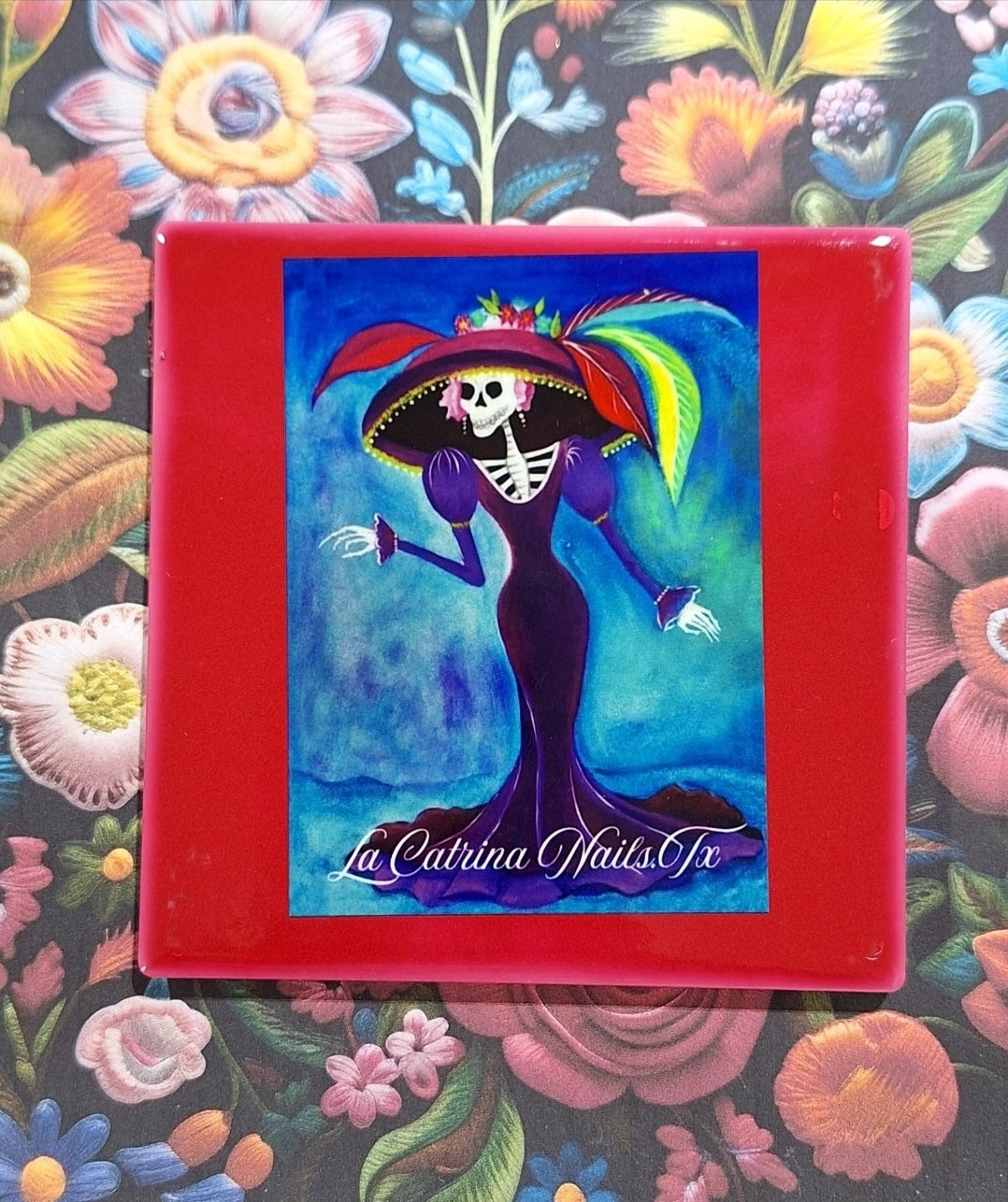 La Catrina Nails.Tx Paint Pallet