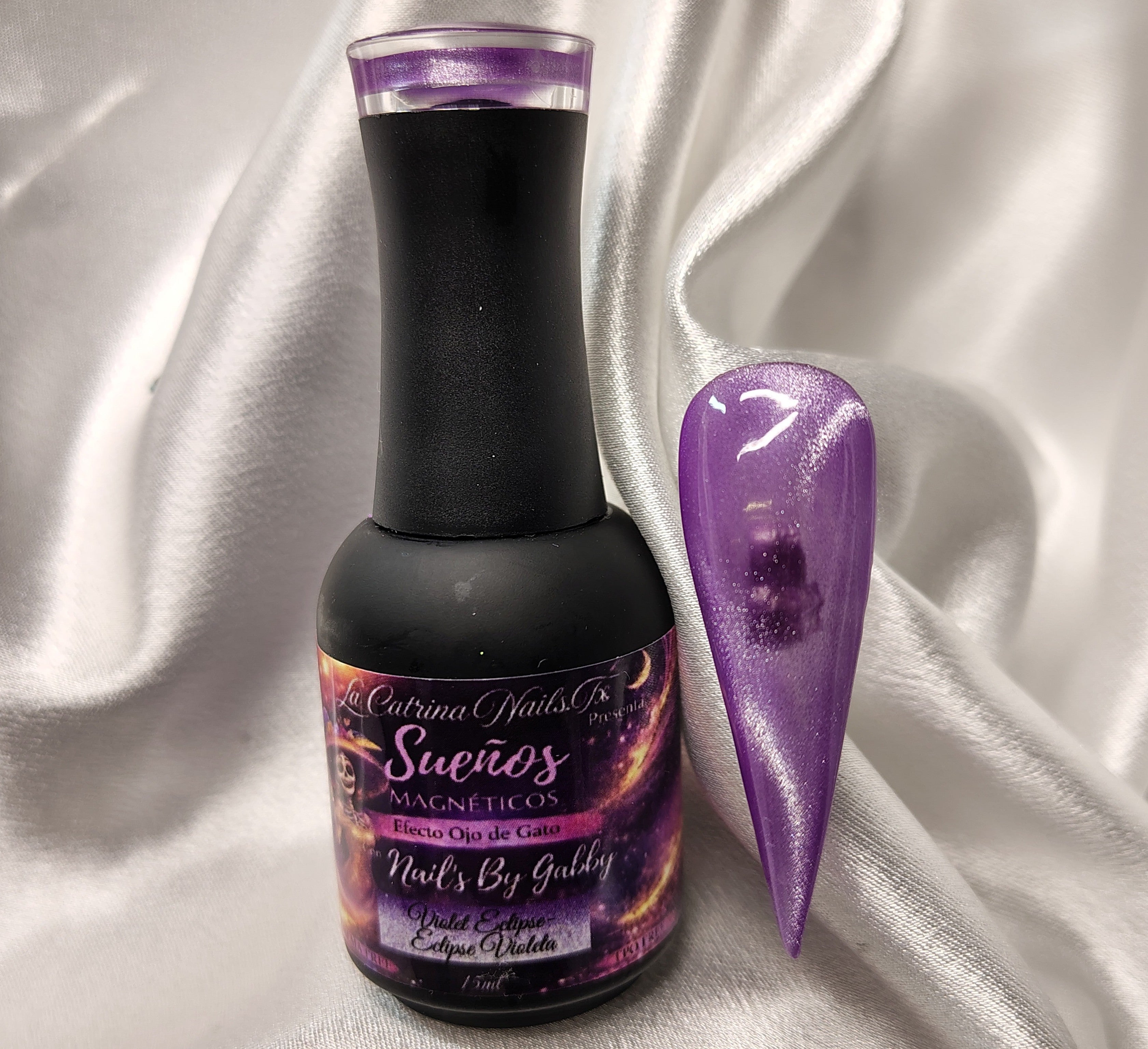 Violet Eclipse - Eclipse Violeta ~ Cat Eye Gel Polish ~HEMA-Free and TPO Free Gel polish