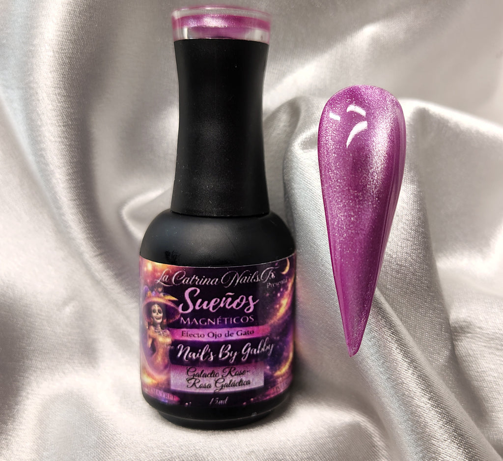Galactic Rose- Rosa Galáctica ~ Cat Eye Gel Polish ~HEMA-Free and TPO Free Gel polish