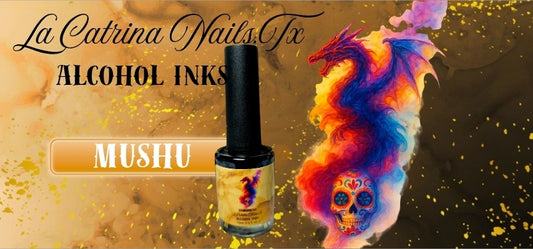 La Catrina Alcohol Inks ~ Mushu