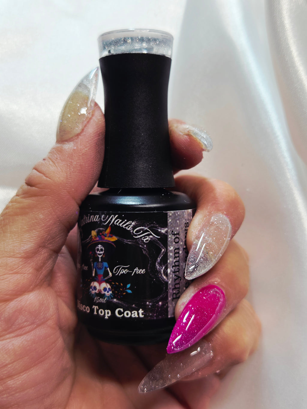 Ritmo Del Las Sombras Disco Top Coat Top Coat ~ Rhythm Of The Souls~ HEMA-Free and TPO Free Gel polish