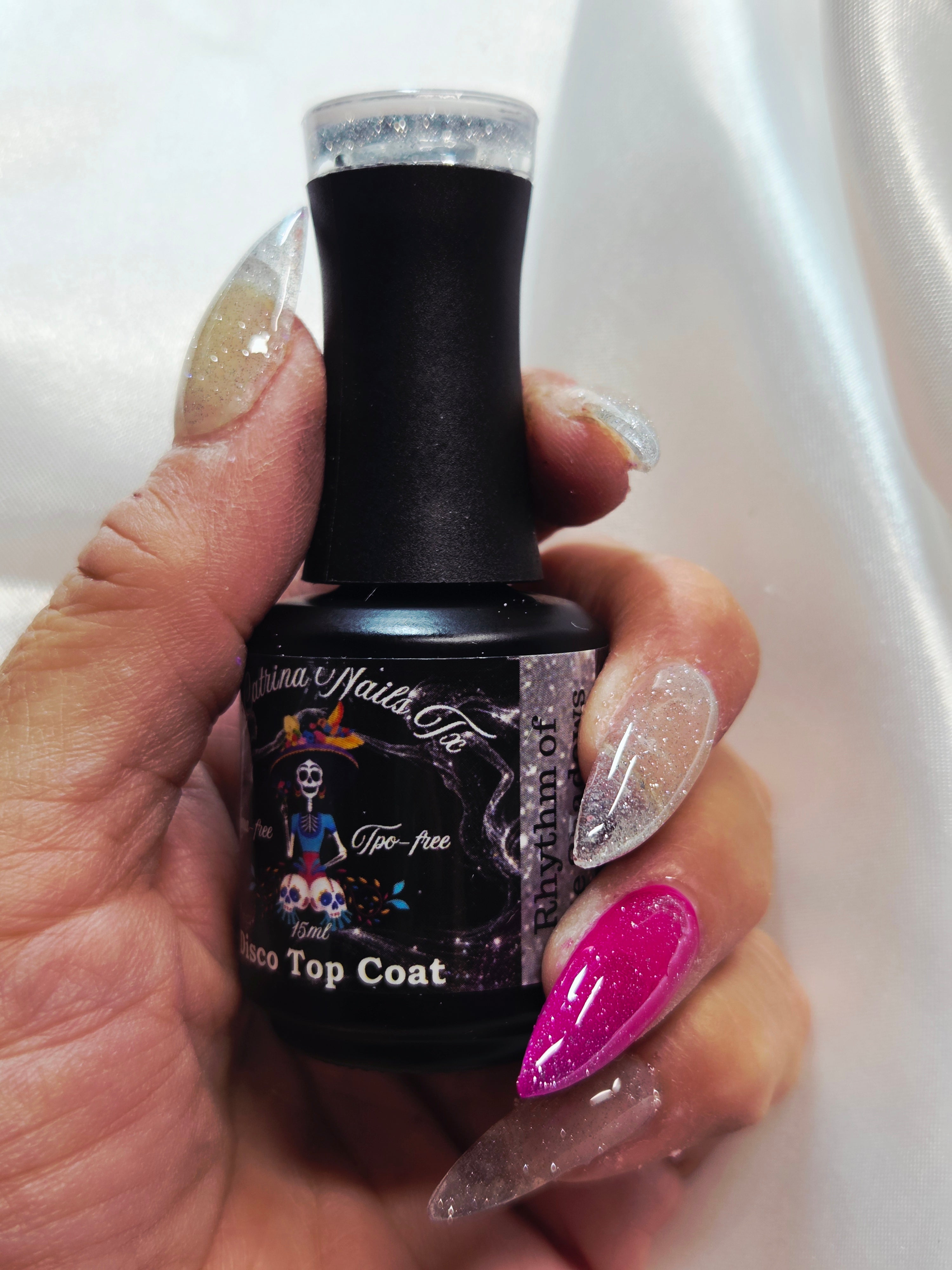 Ritmo Del Las Sombras Disco Top Coat Top Coat ~ Rhythm Of The Souls~ HEMA-Free and TPO Free Gel polish