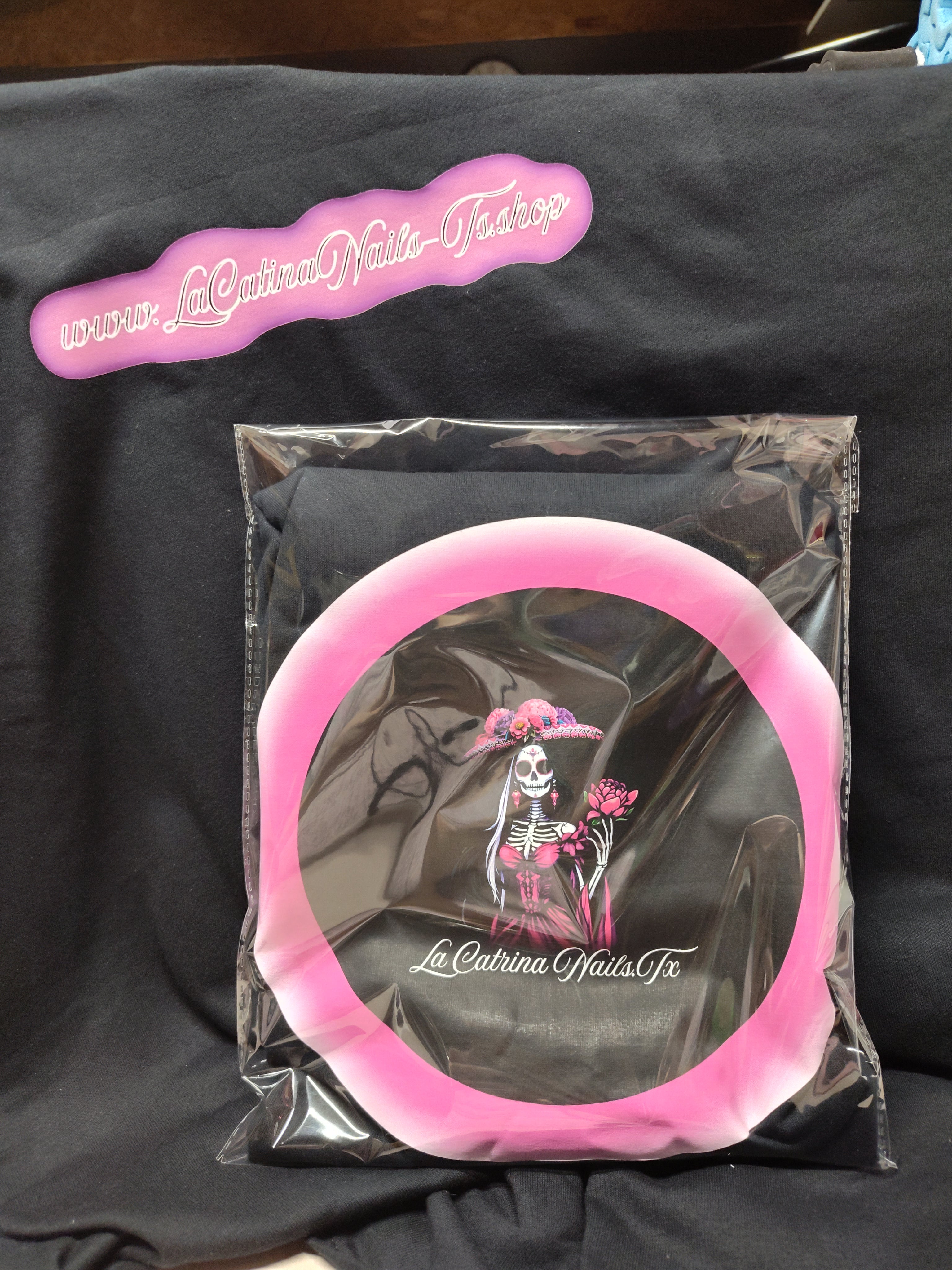 Camiseta La Catrina Nails.Tx