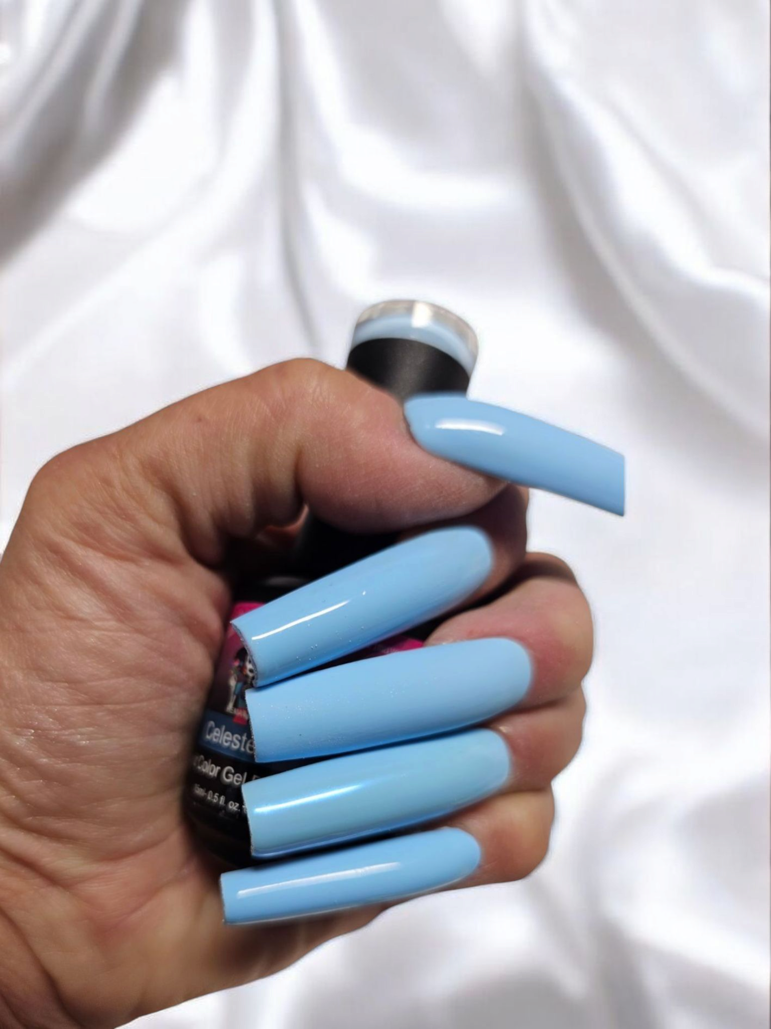 La Catrina Nails.Tx~ Primavera Collection ~ Celeste / Sky Blue