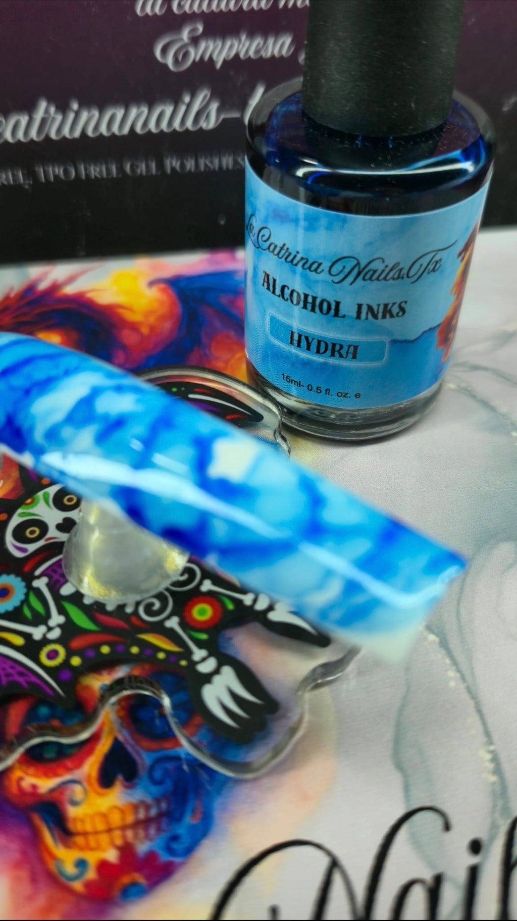 Alcohol Inks ~ Hydra