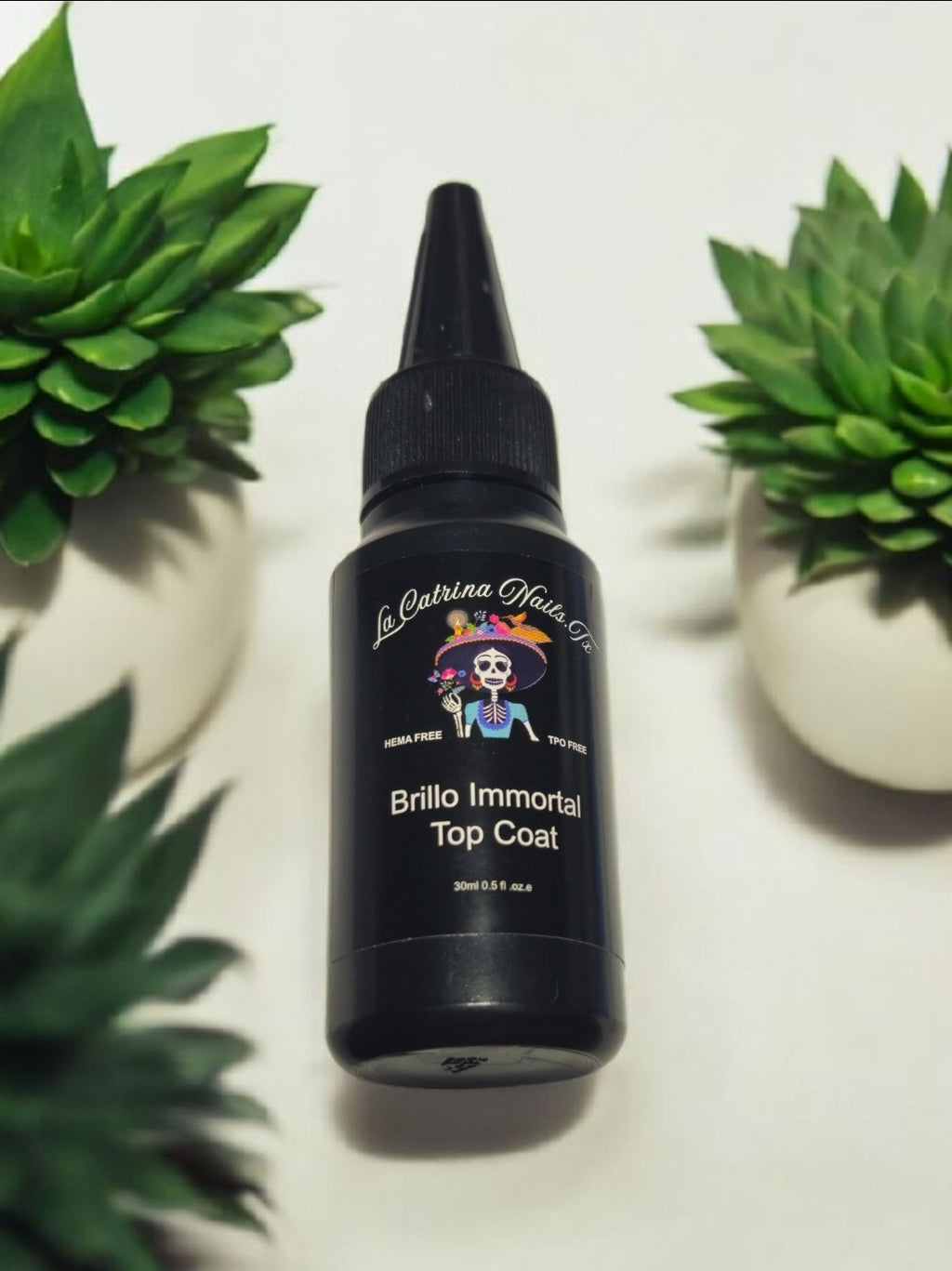 Botella de 30 ml de capa superior Brillo Imortal