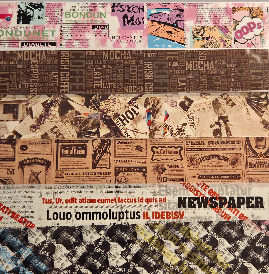 Newspaper Transfer Foil