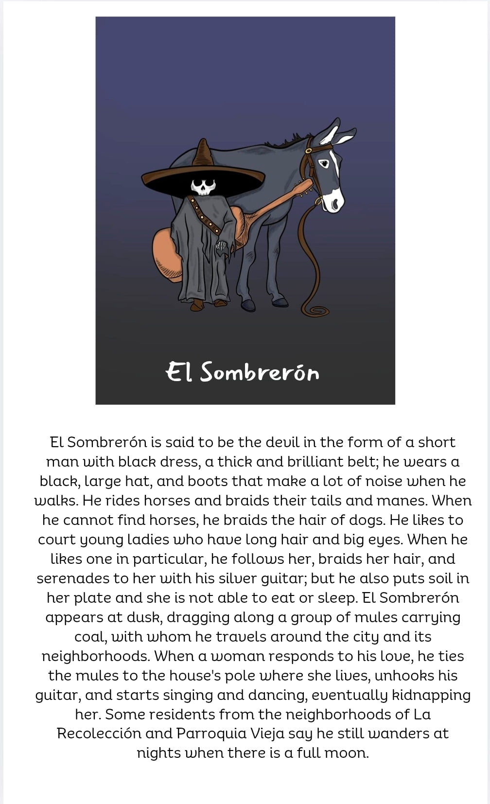 El Sombrerón ~ Cuentos De Medianoche